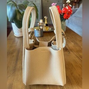 Signature Songmont Leather Tote Bag